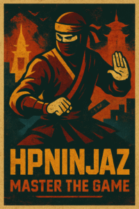 HPNinjaz, master the game poster